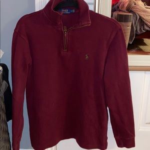 Small Marron Ralph Lauren Half Zip
